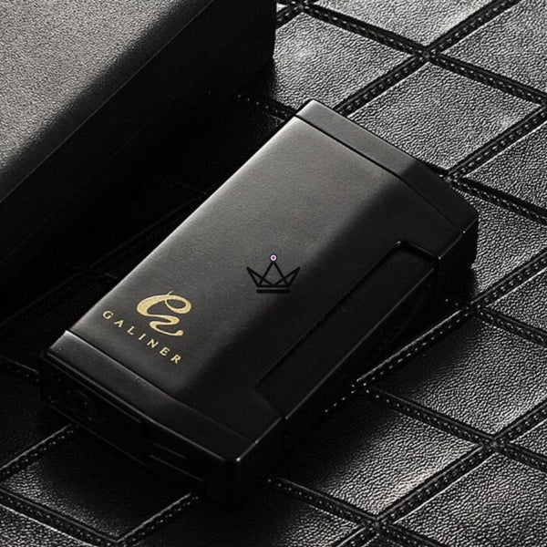 Briquet Chalumeau 2 Torches - GOLDYR - - Briquet Out - Cadeau, Noël, Anniversaire, Original - Atelier Atypique