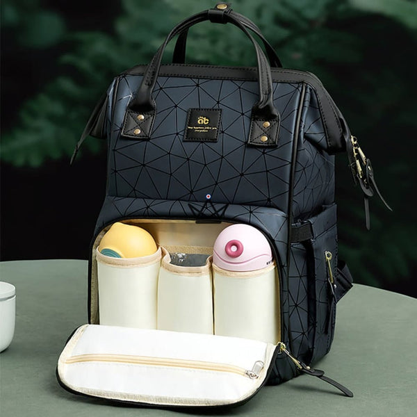 Sac à dos de Maternité / à langer - GEOMETRIX - - sac de maternité - Cadeau, Noël, Anniversaire, Original - Atelier Atypique