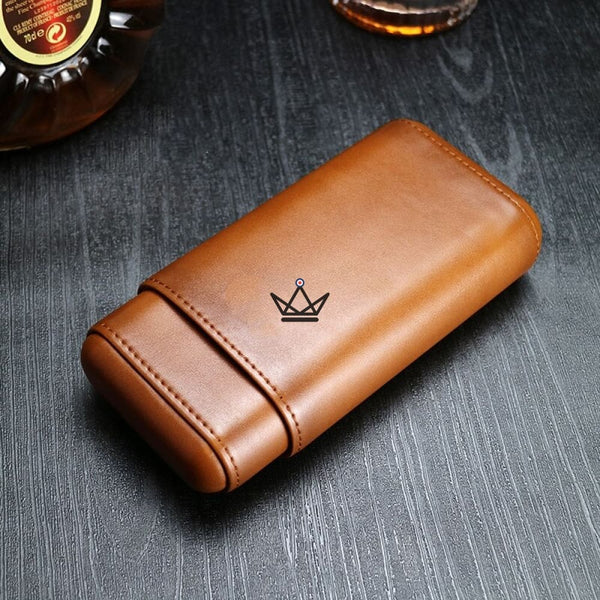 Etui 2 ou 3 cigares - DAMAS WOOD - - Etui à cigare - Cadeau, Noël, Anniversaire, Original - Atelier Atypique