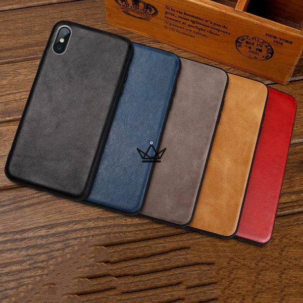 Coque en cuir pour iPhone XS MAX - Atelier Atypique