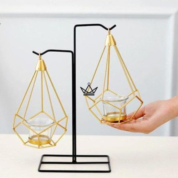 Bougeoir en suspension - GEOTRIK - Atelier Atypique