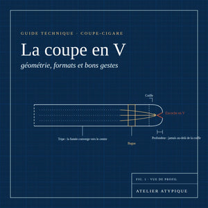 Coupe en V : guide pour concentrer les arômes du cigare