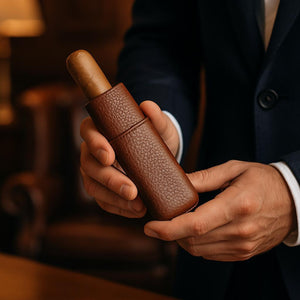 Pourquoi choisir un étui à cigare en cuir : élégance, protection et style