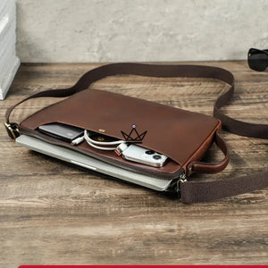 Housse MacBook en cuir personnalisable