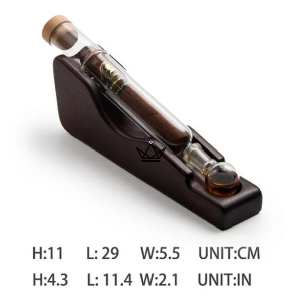 Premium-Zigarren-Infuser mit Hygrometer - Infusio Axis