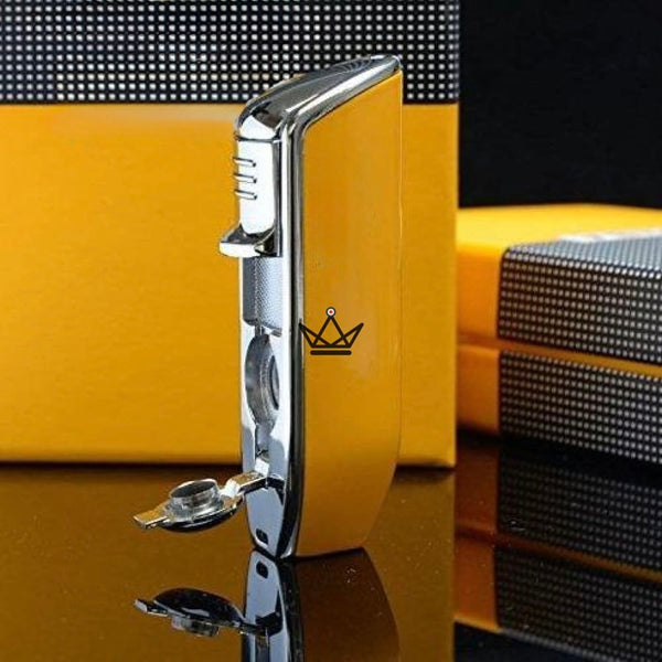 Briquet Chalumeau COHIBA - 3 Torches HOUDINI cigare allume