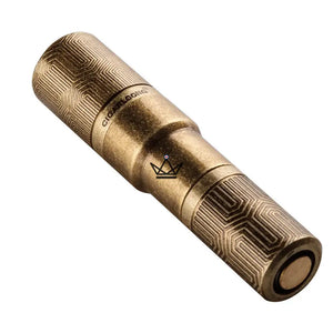 Perce-cigare double à décor rétro gravé, 2 diamètres — FILIGRANE