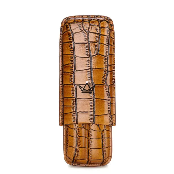 Etui 2 cigares en cuir - Dual Cortez -  - etui cigare - Cadeau, Noël, Anniversaire, Original - Atelier Atypique