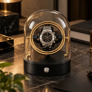 Remontoir 1 montre sous cloche à anneaux gyroscopiques — ASTROLABE