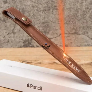 Etui en cuir pour Apple Pencil personnalisable - Voyageur PEN -  - Apple Pencil Trousse personnalisable - Cadeau, Noël, Anniversaire, Original - Atelier Atypique