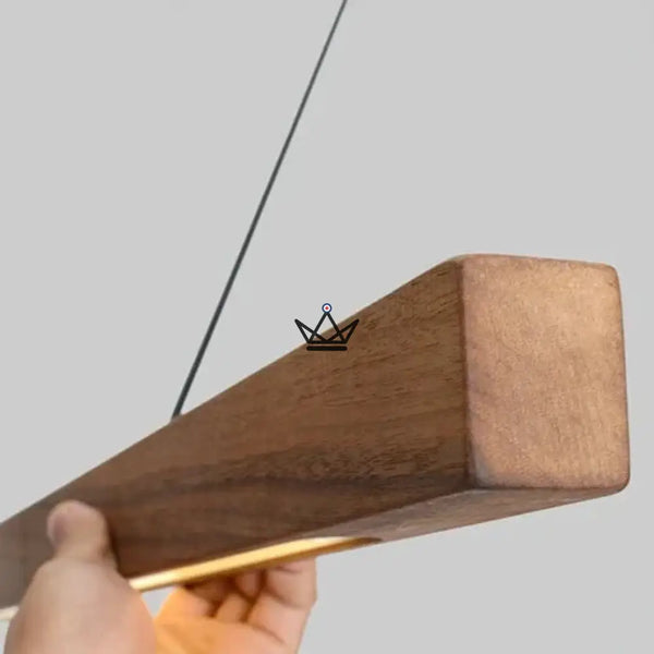 Lampe Suspendue LED en Bois Massif - Rhythm Nordic -  - luminaire - Cadeau, Noël, Anniversaire, Original, Fête des pères, fête des mères - Atelier Atypique