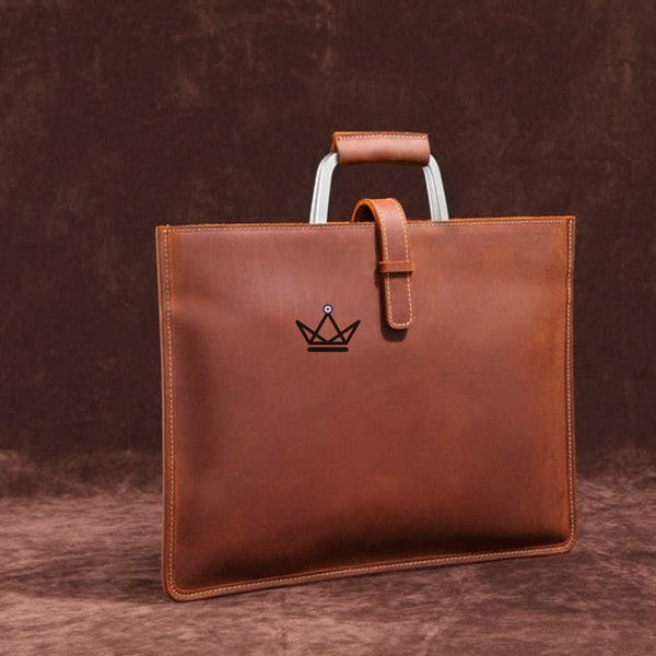 Sacoche en cuir vintage - WINSTON -  - Sacoche - Cadeau, Noël, Anniversaire, Original - Atelier Atypique