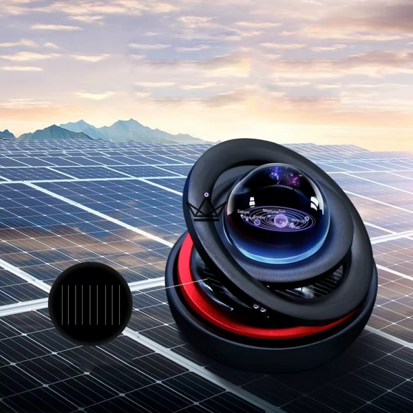 Système solaire magnétique à énergie solaire, anneaux rotatifs - HELIA