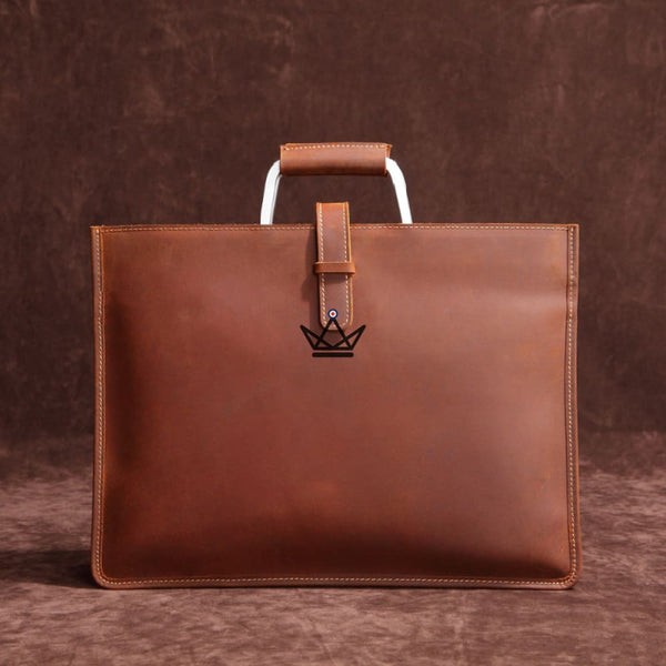 Sacoche en cuir vintage - WINSTON -  - Sacoche - Cadeau, Noël, Anniversaire, Original - Atelier Atypique