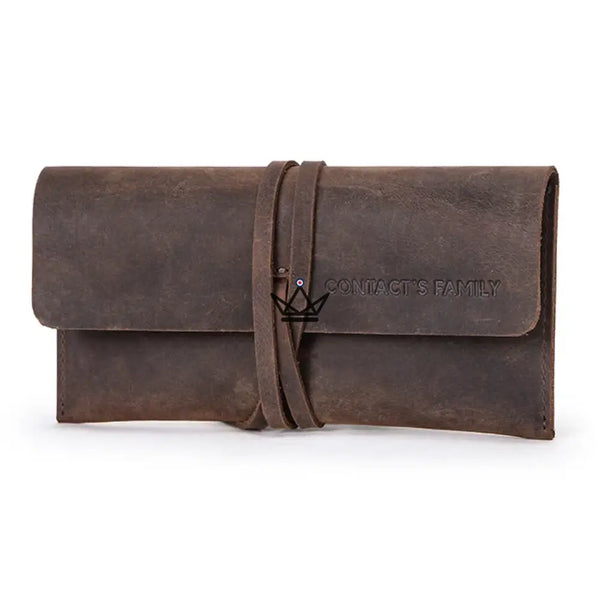 Étui personnalisable en cuir pour stylos et crayons – Voyageur Spool - [] - trousse personnalisable - Cadeau, Noël, Anniversaire, Original, Fête des pères, fête des mères - Atelier Atypique