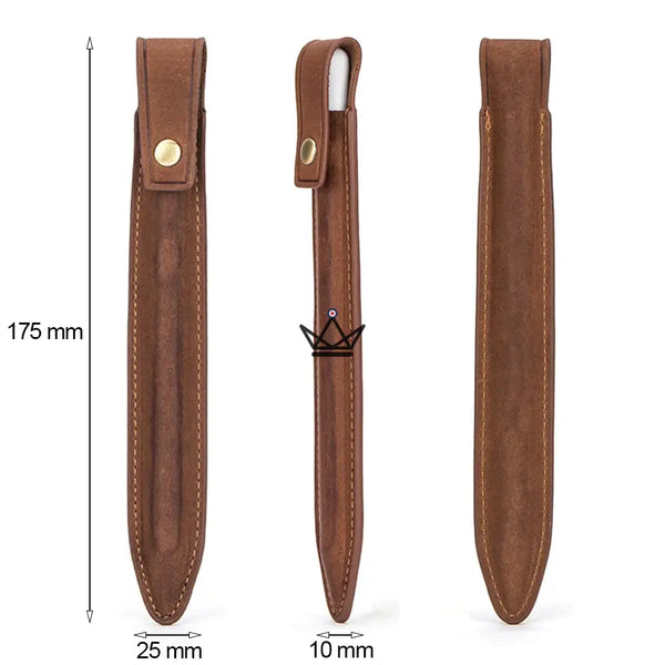 Etui en cuir pour Apple Pencil personnalisable - Voyageur PEN -  - Apple Pencil Trousse personnalisable - Cadeau, Noël, Anniversaire, Original - Atelier Atypique