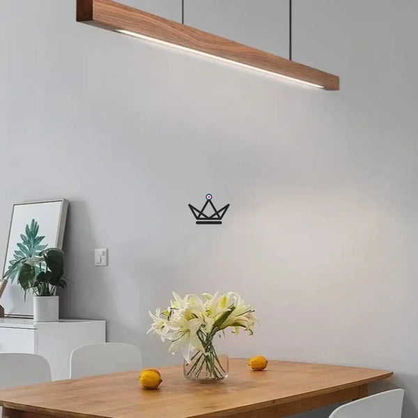 Lampe Suspendue LED en Bois Massif - Rhythm Nordic -  - luminaire - Cadeau, Noël, Anniversaire, Original, Fête des pères, fête des mères - Atelier Atypique