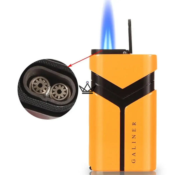 Coffret Briquet et Coupe-Cigare - INFERNO - [] - coffret cigare - Cadeau, Noël, Anniversaire, Original, Fête des pères, fête des mères - Atelier Atypique