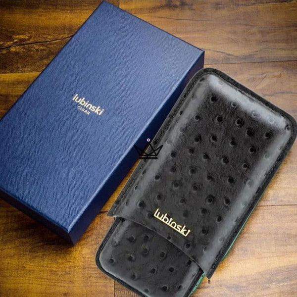 Étui à cigare en cuir - Leonidas Edition - [] - etui cigare - Cadeau, Noël, Anniversaire, Original, Fête des pères, fête des mères - Atelier Atypique