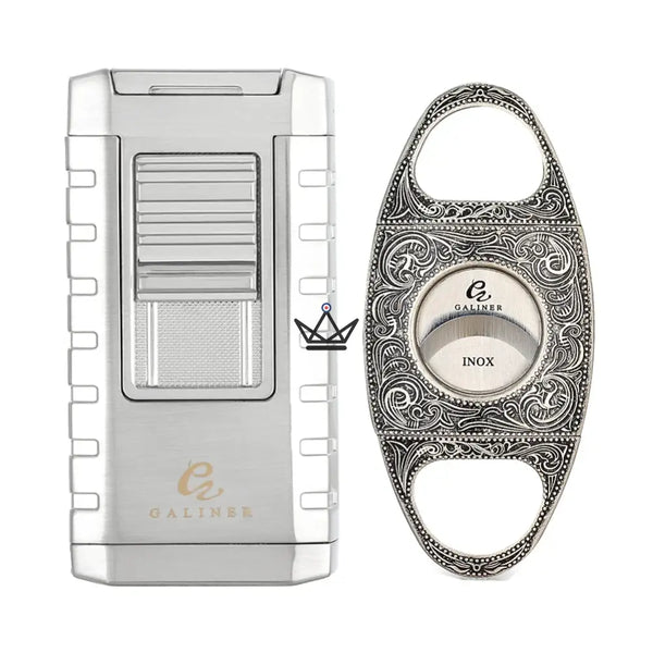 Pack Prestige Briquet et Coupe-Cigare - Héritage Edition -  - Briquet - Cadeau, Noël, Anniversaire, Original, Fête des pères, fête des mères - Atelier Atypique