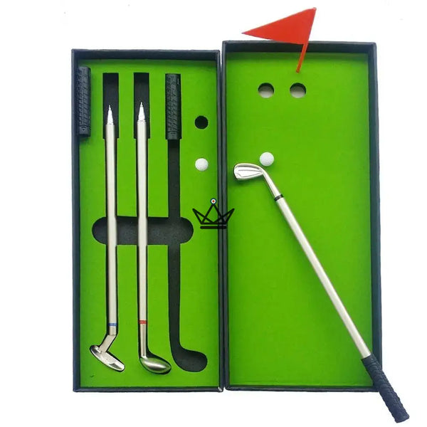 Coffret stylos clubs de golf, cadeau golfeur bureau - BIRDIE