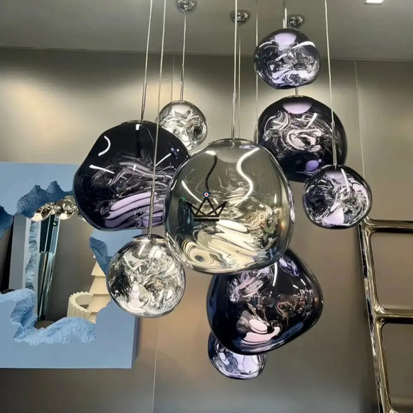 Lustre suspension Luminaire - Melt -  - luminaire - Cadeau, Noël, Anniversaire, Original - Atelier Atypique