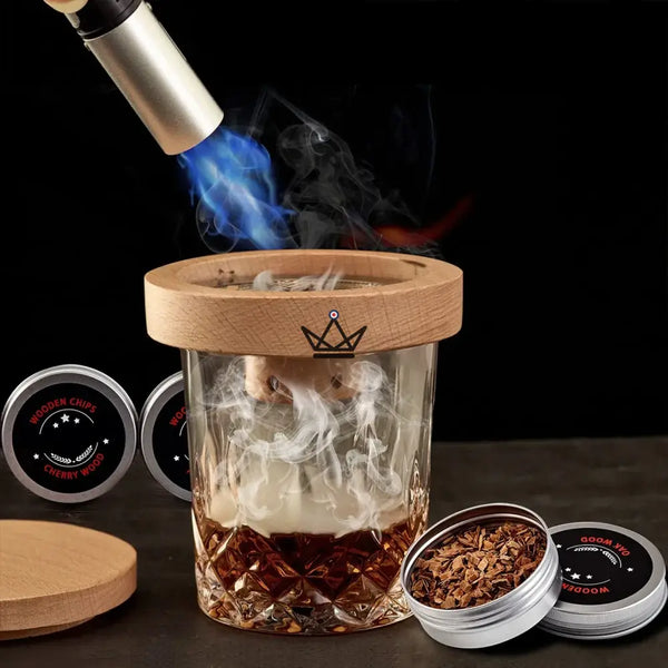 🔥 Kit de fumage pour cocktails - SmokerCraft Origin - [] -  - Cadeau, Noël, Anniversaire, Original, Fête des pères, fête des mères - Atelier Atypique