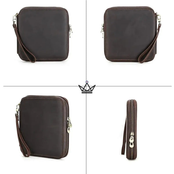 Étui de Voyage en Cuir pour Montres personnalisable – Voyager Keeper - [] - etui montre personnalisable - Cadeau, Noël, Anniversaire, Original, Fête des pères, fête des mères - Atelier Atypique