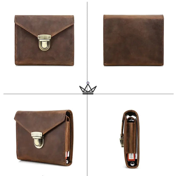 Étui à cartes à jouer cuir véritable personnalisable — VOYAGEUR Cards