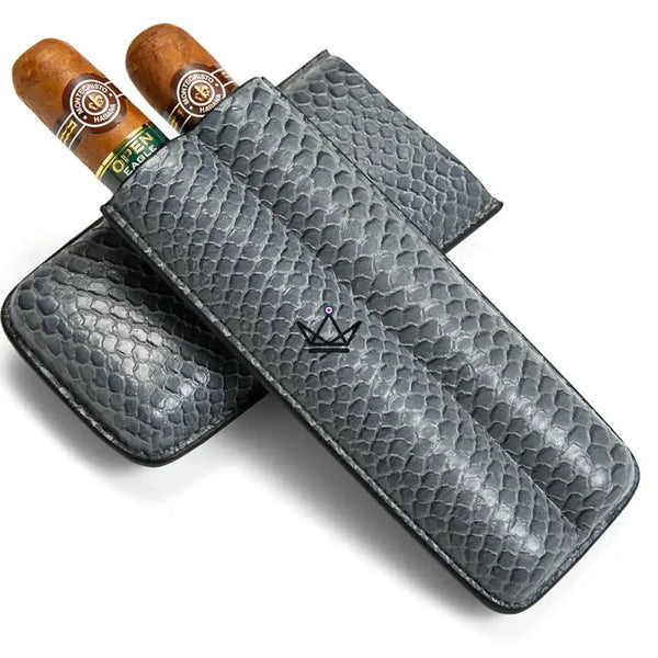Etui à cigare en cuir - AURELIUS Edition - [] - etui cigare - Cadeau, Noël, Anniversaire, Original, Fête des pères, fête des mères - Atelier Atypique