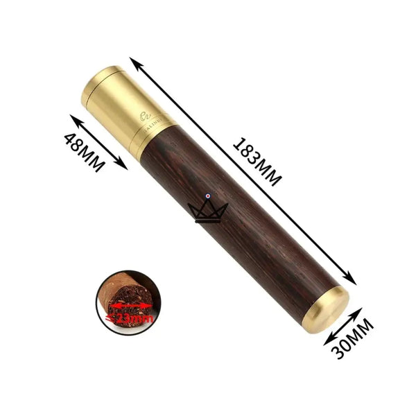 Tube à cigare - Aurora Wood -  - etui - Cadeau, Noël, Anniversaire, Original, Fête des pères, fête des mères - Atelier Atypique