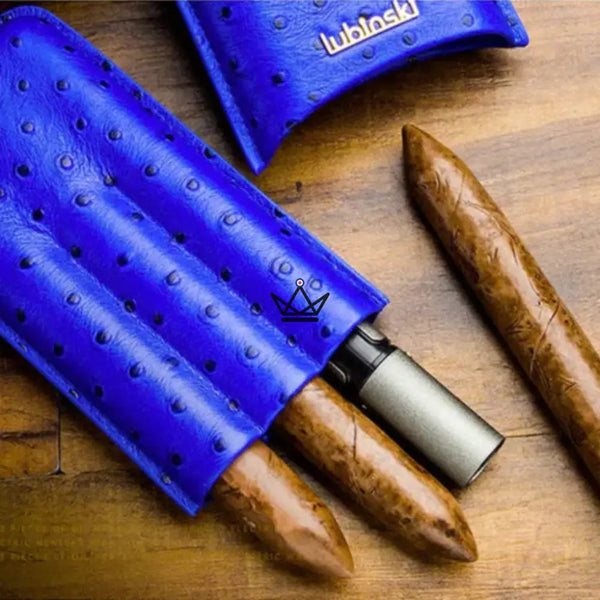 Étui à cigare en cuir - Leonidas Edition - [] - etui cigare - Cadeau, Noël, Anniversaire, Original, Fête des pères, fête des mères - Atelier Atypique