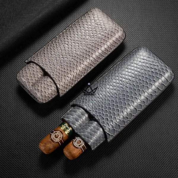 Etui à cigare en cuir - AURELIUS Edition - [] - etui cigare - Cadeau, Noël, Anniversaire, Original, Fête des pères, fête des mères - Atelier Atypique