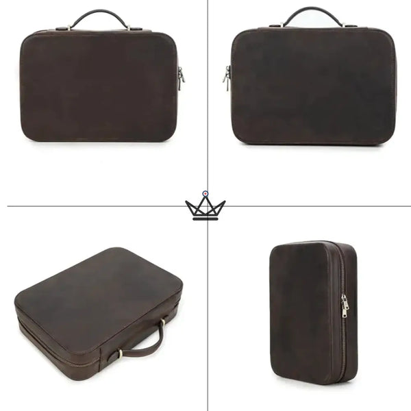 Housse sacoche en cuir pour Apple Mac Mini Personnalisable - Voyageur MacPod -  - housse PC personnalisable - Cadeau, Noël, Anniversaire, Original - Atelier Atypique