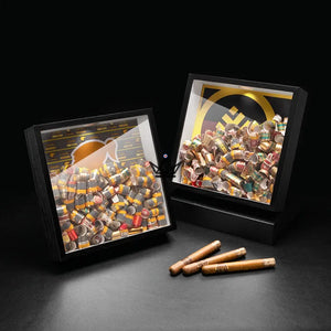 Présentoir à Bagues de Cigare - Square Ring -  - coffret cigare - Cadeau, Noël, Anniversaire, Original, Fête des pères, fête des mères - Atelier Atypique
