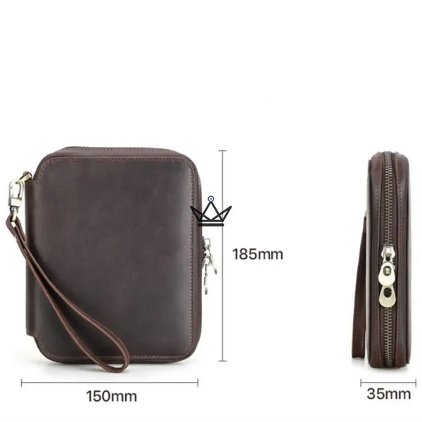 Étui de Voyage en Cuir pour Montres personnalisable – Voyager Keeper - [] - etui montre personnalisable - Cadeau, Noël, Anniversaire, Original, Fête des pères, fête des mères - Atelier Atypique