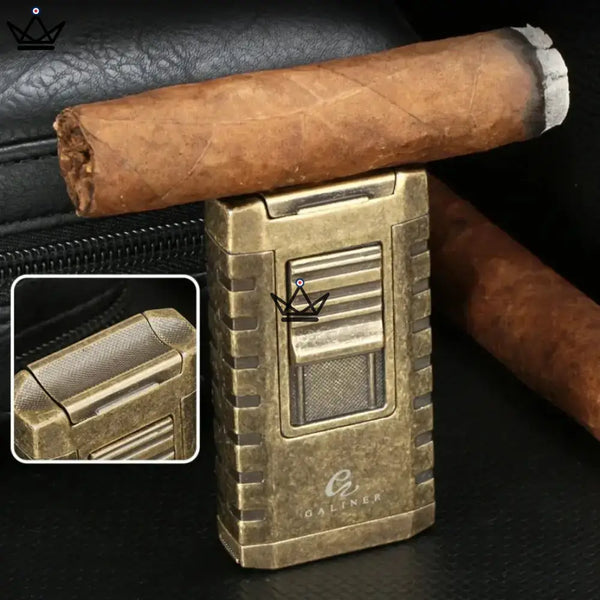 Pack Prestige Briquet et Coupe-Cigare - Héritage Edition -  - Briquet - Cadeau, Noël, Anniversaire, Original, Fête des pères, fête des mères - Atelier Atypique