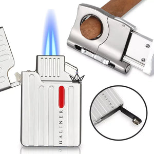 Pack briquet torche et Coupe-cigare - Ignition Pro -  - coffret cigare - Cadeau, Noël, Anniversaire, Original - Atelier Atypique