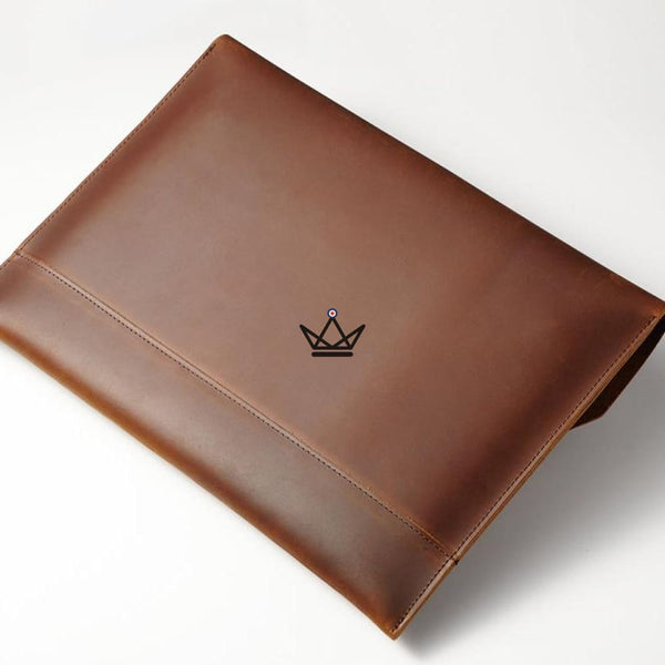 Housse en cuir pour MacBook - PRESTON Edition - ["Housse PC"] - Housse Macbook - Cadeau, Noël, Anniversaire, Original, Fête des pères, fête des mères - Atelier Atypique