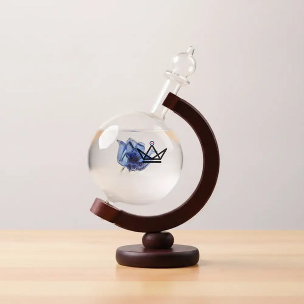 Baromètre à cristaux globe en verre storm glass - AURORE