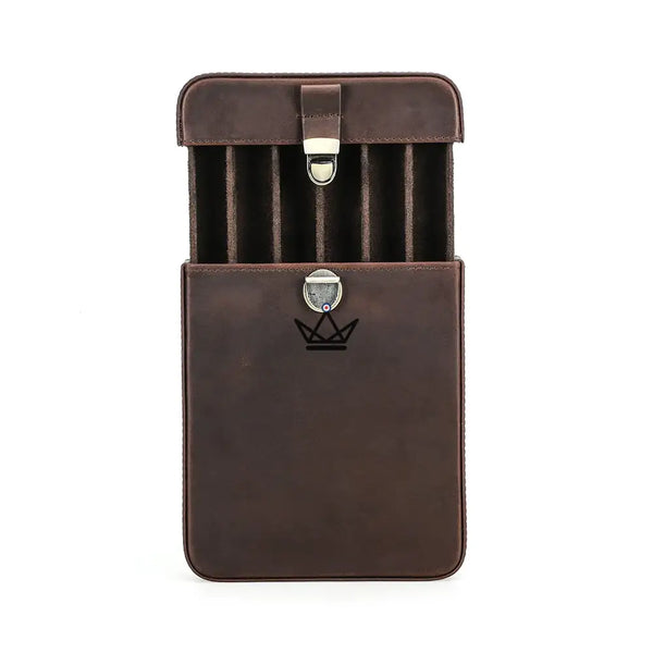 Étui à cigares en cuir personnalisable - Voyageur Slice -  - etui cigare personnalisable - Cadeau, Noël, Anniversaire, Original - Atelier Atypique