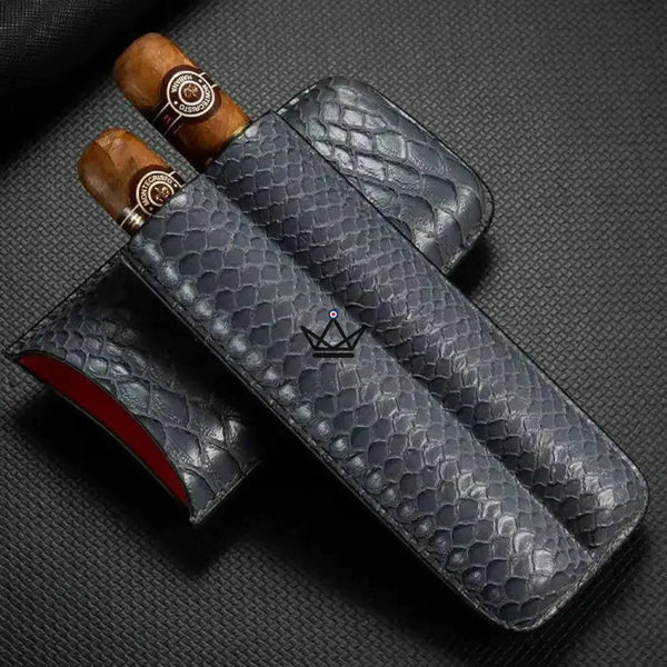 Etui à cigare en cuir - AURELIUS Edition - [] - etui cigare - Cadeau, Noël, Anniversaire, Original, Fête des pères, fête des mères - Atelier Atypique
