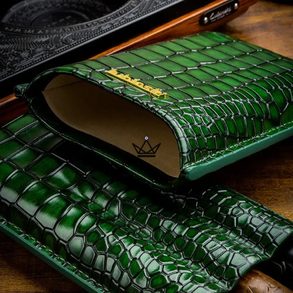 Étui à cigare en cuir - Leonidas Edition - [] - etui cigare - Cadeau, Noël, Anniversaire, Original, Fête des pères, fête des mères - Atelier Atypique