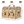 Puzzle 3D bois malle à code de voyage, 3 molettes - ESCALE
