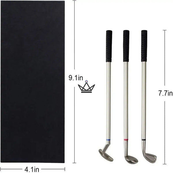 Coffret stylos clubs de golf, cadeau golfeur bureau - BIRDIE