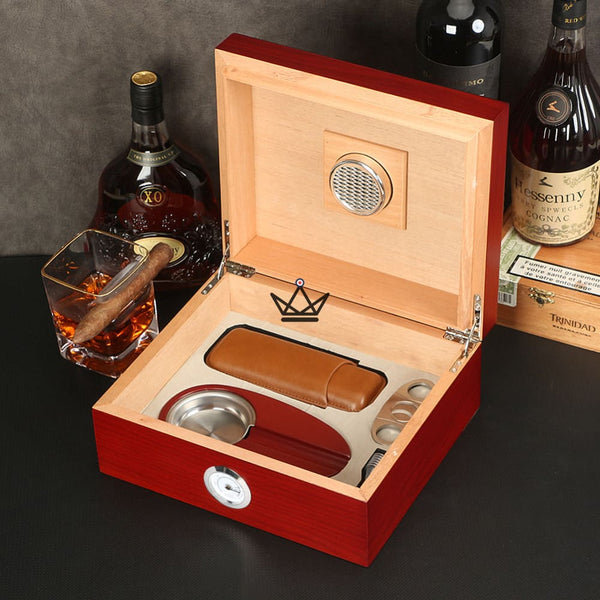 Coffret à cigare - FIFTY LUNARIS -  - cave a cigare - Cadeau, Noël, Anniversaire, Original - Atelier Atypique