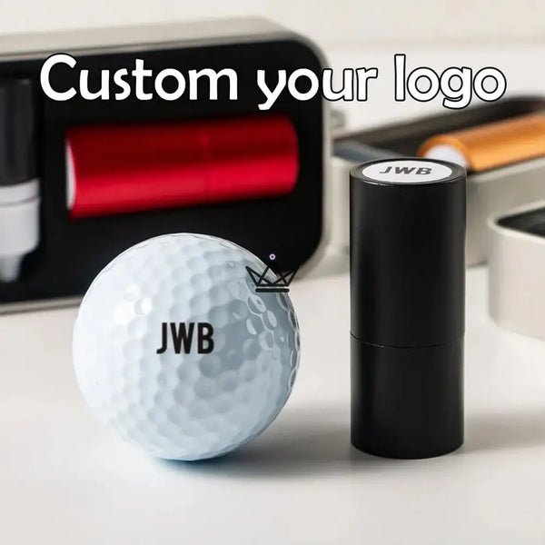 Tampon pour balles de golf personnalisable, monogramme ou logo — PAR – 4/12