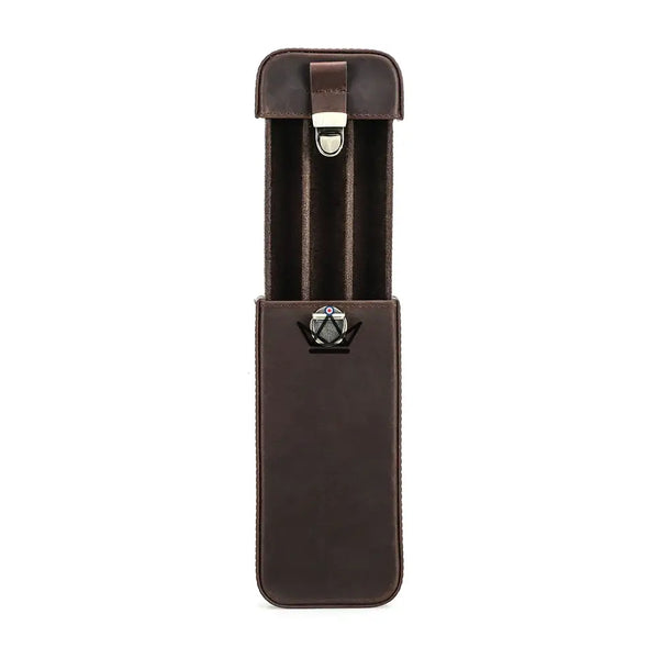 Étui à cigares en cuir personnalisable - Voyageur Slice -  - etui cigare personnalisable - Cadeau, Noël, Anniversaire, Original - Atelier Atypique