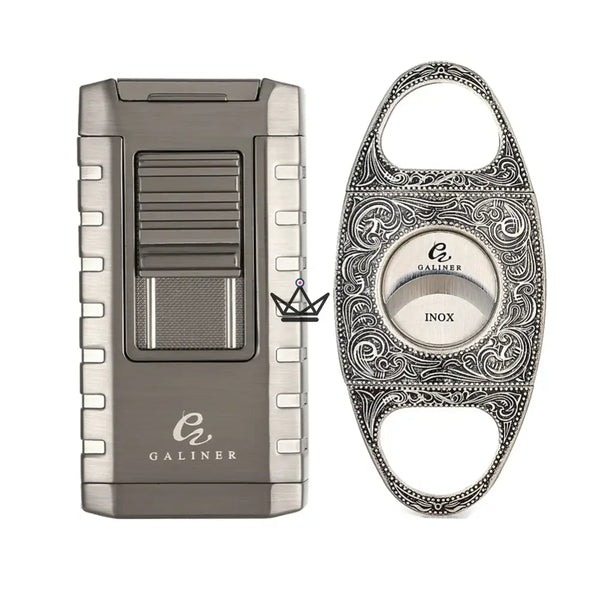 Pack Prestige Briquet et Coupe-Cigare - Héritage Edition -  - Briquet - Cadeau, Noël, Anniversaire, Original, Fête des pères, fête des mères - Atelier Atypique