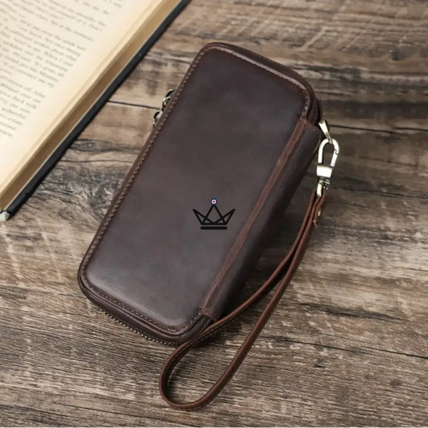 Étui de Voyage en Cuir pour Montres personnalisable – Voyager Keeper - [] - etui montre personnalisable - Cadeau, Noël, Anniversaire, Original, Fête des pères, fête des mères - Atelier Atypique